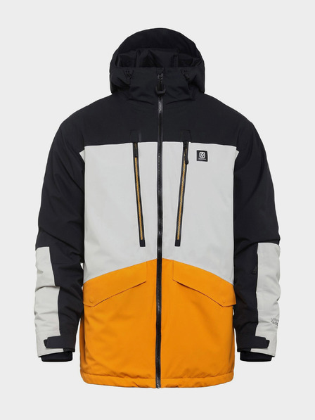 Horsefeathers Halen II unisolierte Jacke - schwarz/strahlend gelb Größe L HORSEFEATHERS