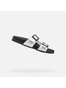 Geox Weiße Damen-Pantoletten Geox Brionia R