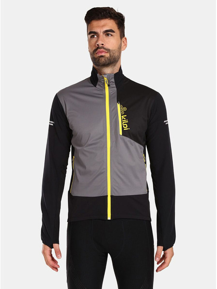 Kilpi Graue und schwarze Herren KILPI NORDIM-M Laufjacke