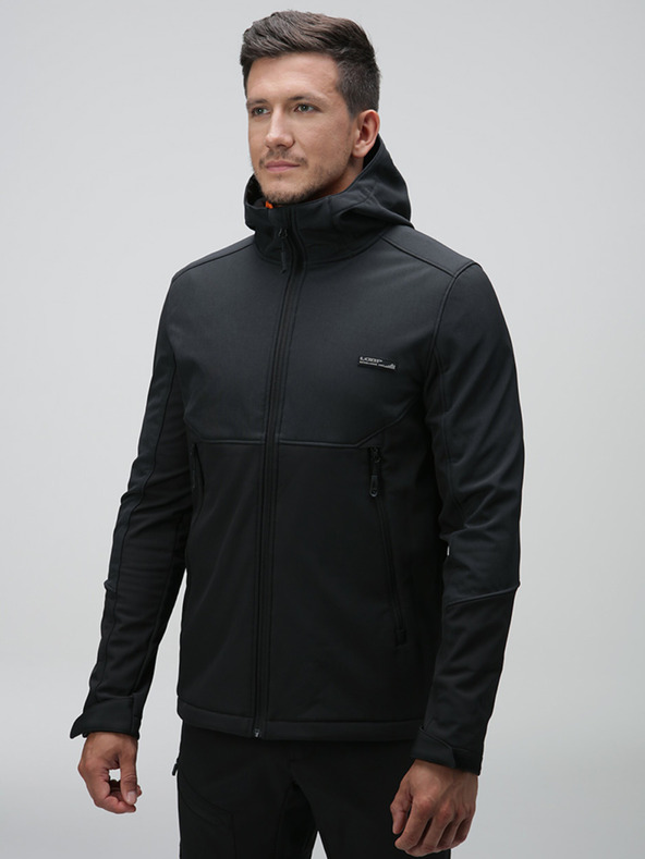 Loap Schwarze Herren-Softshell-Jacke LOAP LUPP