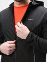 Loap Schwarze Herren-Softshell-Jacke LOAP URAL