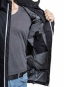 Meatfly Meatfly Herren Hardshell Jacke Bryce Black Ripstop | Schwarz | Größe