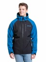 Meatfly Meatfly Herren Softshell Jacke Rasmussen Ocean Blue/Black | Schwarz | Größe