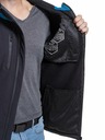 Meatfly Meatfly Herren Softshell Jacke Rasmussen Ocean Blue/Black | Schwarz | Größe