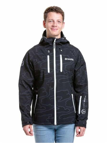 Meatfly Meatfly Herren Softshell Jacke Rasmussen Morph Black | Schwarz | Größe