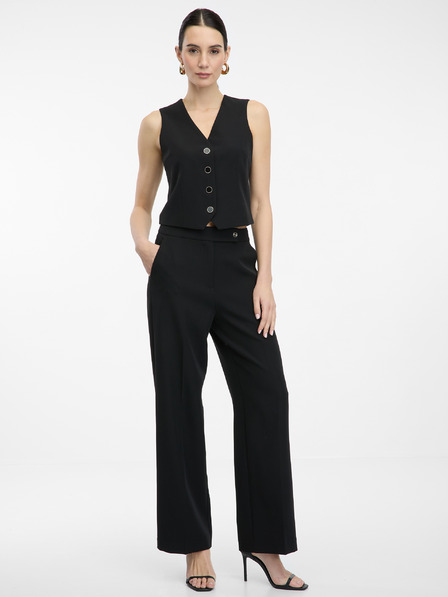 Orsay Schwarze Damen-Weitbeinhose ORSAY