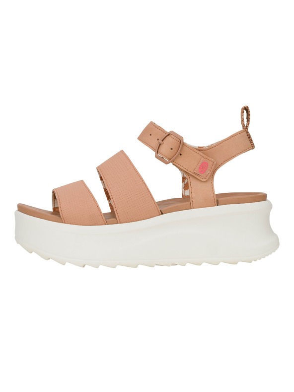 Hey Dude Damen Rosa Plateausandalen Hey Dude