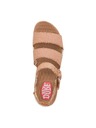 Hey Dude Damen Rosa Plateausandalen Hey Dude
