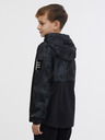 Sam 73 Schwarzer gemusterter Anorak für Kinder SAM 73 Juno