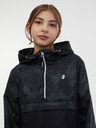 Sam 73 Schwarzer gemusterter Anorak für Kinder SAM 73 Juno