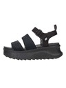 Hey Dude Damen Schwarze Plateausandalen Hey Dude