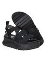 Hey Dude Damen Schwarze Plateausandalen Hey Dude