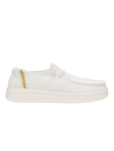 Hey Dude Damen weiße Slip-on Sneaker Hey Dude
