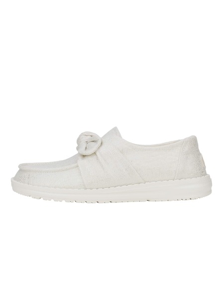 Hey Dude Damen silberne Slip-on Sneaker Hey Dude