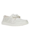 Hey Dude Damen silberne Slip-on Sneaker Hey Dude