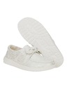 Hey Dude Damen silberne Slip-on Sneaker Hey Dude