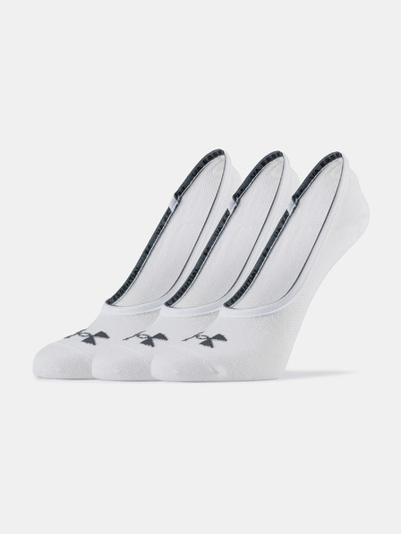 Under Armour Socken Under Armour Essential LOLO Liner 3er-Pack - weiß