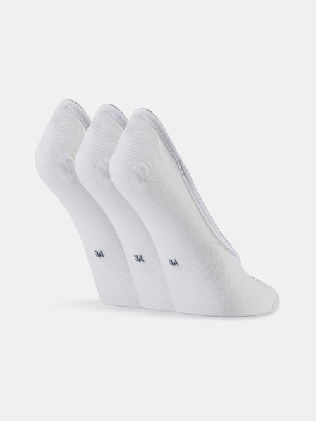 Under Armour Socken Under Armour Essential LOLO Liner 3er-Pack - weiß