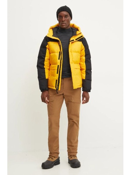 The North Face Herren gelb-schwarze Daunenjacke The North Face Himalayan