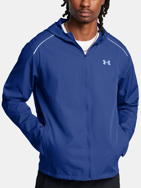 Under Armour Herren Under Armour UA Launch Kapuzenjacke-BLU