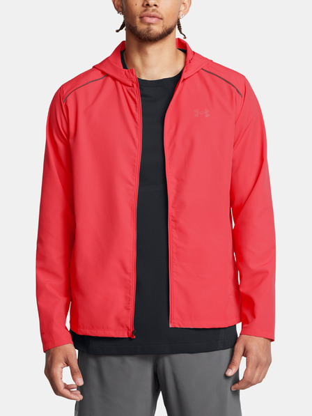 Under Armour Herren Under Armour UA Launch Kapuzenjacke-ROT