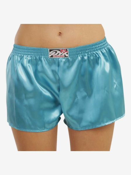 Styx Damen Styx Classic Rubber Shorts Satin Blau
