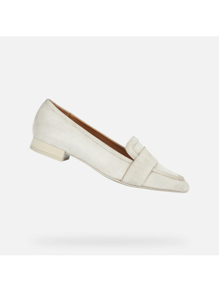 Geox Cremefarbene Damen-Ballerinas Geox Charyssa
