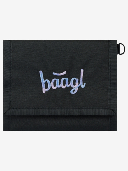 BAAGL  Schwarzes Baagl Metallic Holo Portemonnaie