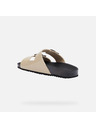 Geox Beige Damen-Pantoletten Geox Brionia R