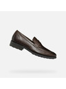 Geox Dunkelbraune Herren Mokassins Geox Walk Pleasure F