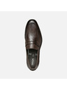 Geox Dunkelbraune Herren Mokassins Geox Walk Pleasure F
