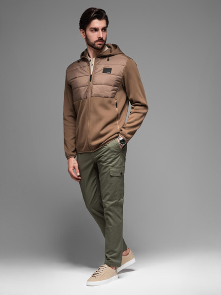 Ombre Clothing Herren leichte farbige Sportjacke mit Fleece von Ombre Clothing