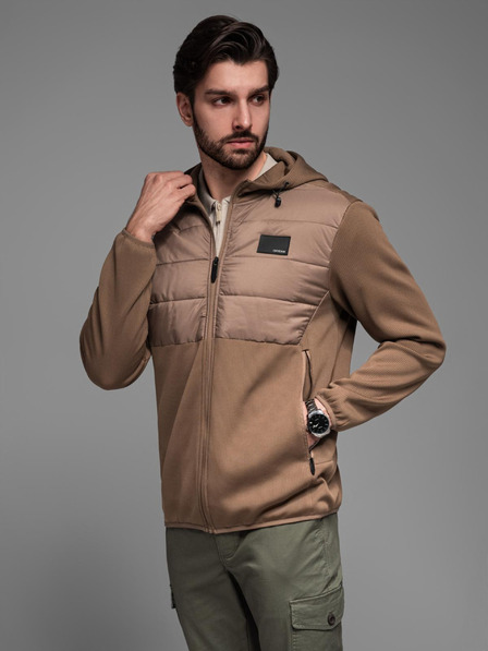 Ombre Clothing Herren leichte farbige Sportjacke mit Fleece von Ombre Clothing