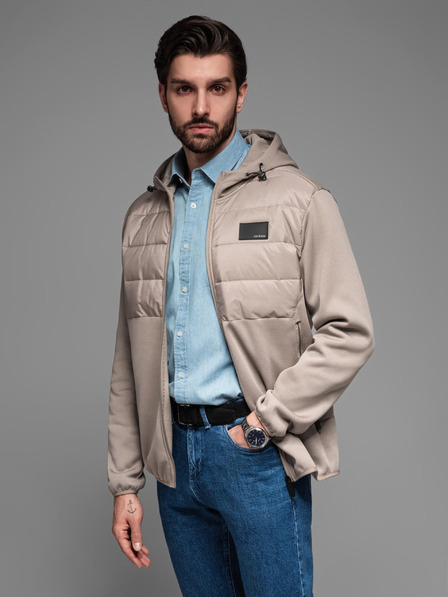 Ombre Clothing Herren leichte farbige Sportjacke mit Fleece von Ombre Clothing