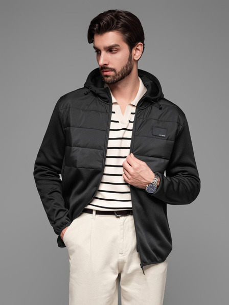 Ombre Clothing Herren leichte farbige Sportjacke mit Fleece von Ombre Clothing
