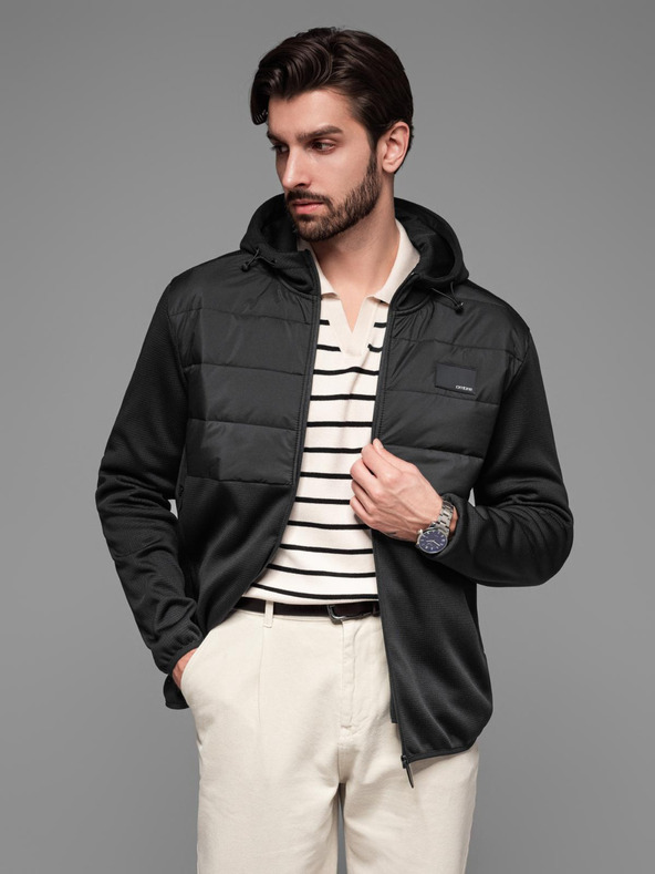 Ombre Clothing Herren leichte farbige Sportjacke mit Fleece von Ombre Clothing