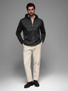 Ombre Clothing Herren leichte farbige Sportjacke mit Fleece von Ombre Clothing