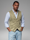 Ombre Clothing Herren strukturierte Strickweste maßgeschneidert mit Revers von Ombre Clothing