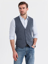 Ombre Clothing Elegante strukturierte Strickweste maßgeschneidert von Ombre Clothing