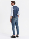Ombre Clothing Elegante strukturierte Strickweste maßgeschneidert von Ombre Clothing