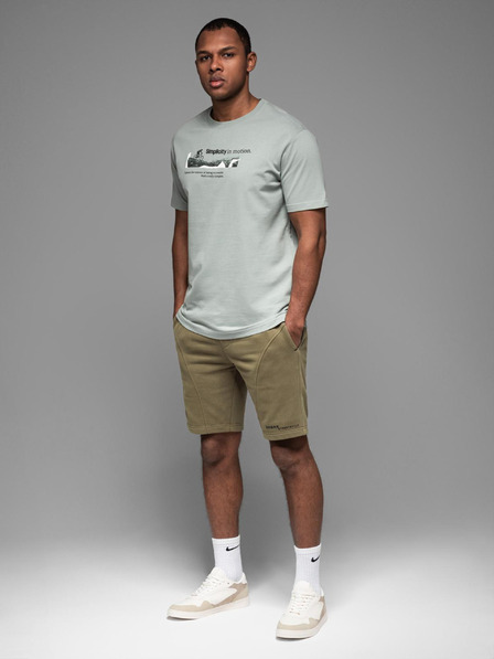 Ombre Clothing Herren kurze Jogginghose mit Print von Ombre Clothing