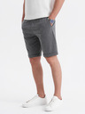 Ombre Clothing Herren strukturierte gestrickte Shorts mit elastischem Bund von Ombre Clothing