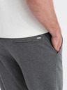 Ombre Clothing Herren strukturierte gestrickte Shorts mit elastischem Bund von Ombre Clothing