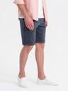 Ombre Clothing Herren strukturierte gestrickte Shorts mit elastischem Bund von Ombre Clothing