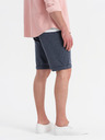 Ombre Clothing Herren strukturierte gestrickte Shorts mit elastischem Bund von Ombre Clothing