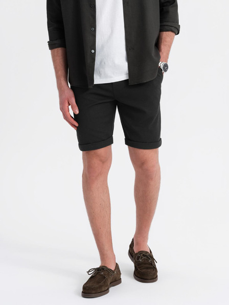 Ombre Clothing Herren gestrickte Shorts mit umgeschlagenen Beinen von Ombre Clothing