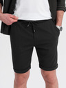 Ombre Clothing Herren gestrickte Shorts mit umgeschlagenen Beinen von Ombre Clothing