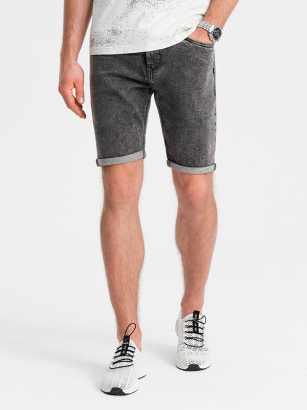 Ombre Clothing Herren Jeans-Shorts mit umgeschlagenen Beinen von Ombre Clothing