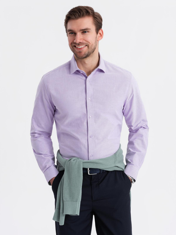 Ombre Clothing Herren Oxford-Hemd in Pastellfarben von Ombre Clothing