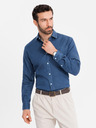 Ombre Clothing Herren Jeans-Hemd mit Lyocell und Brust-Stickerei von Ombre Clothing